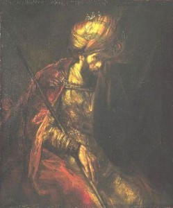 King Saul Rembrandt van Rijn 17th century