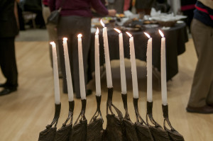 Eighth Night of Hanukkah at TBK photo by Eli Landesberg