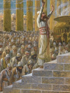 King Solomon Dedicates the Temple of Jerusalem 